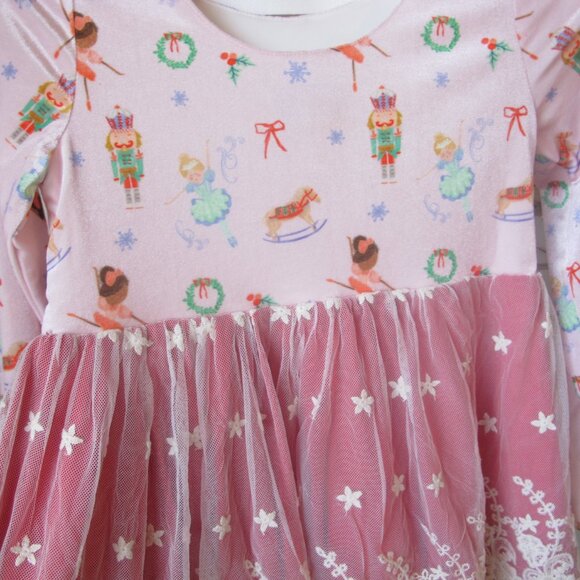 Love + Grow Girl's Nutcracker Holiday Christmas Dress Set Size 8Y EUC - Picture 6 of 11
